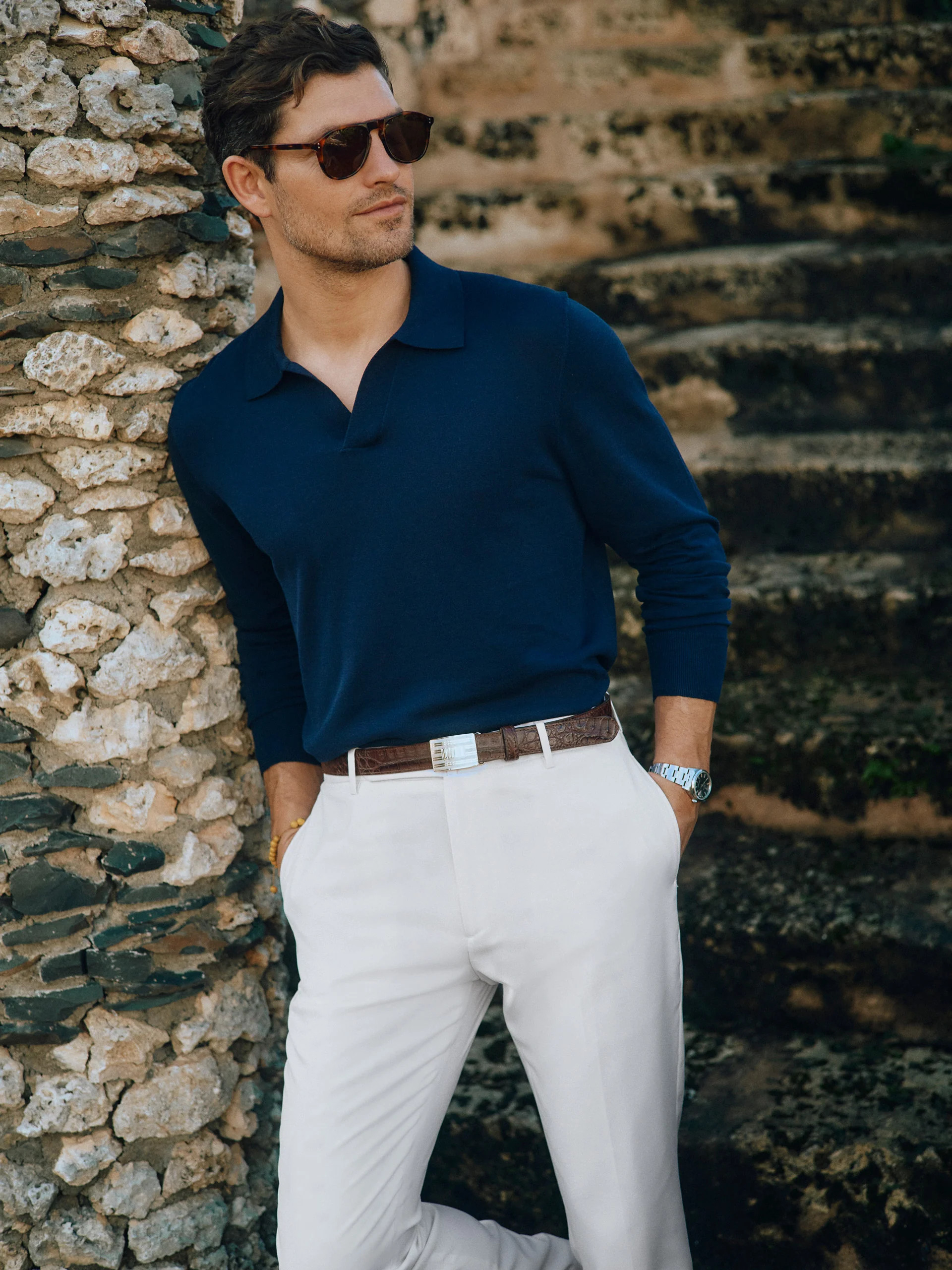 Amalfi Polo Sweater | J.McLaughlin