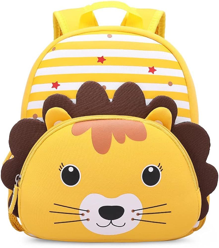 Preschool Backpack Toddler Neoprene Animal Waterproof Schoolbag Lunch backpack for Kids Boys Girl... | Amazon (US)