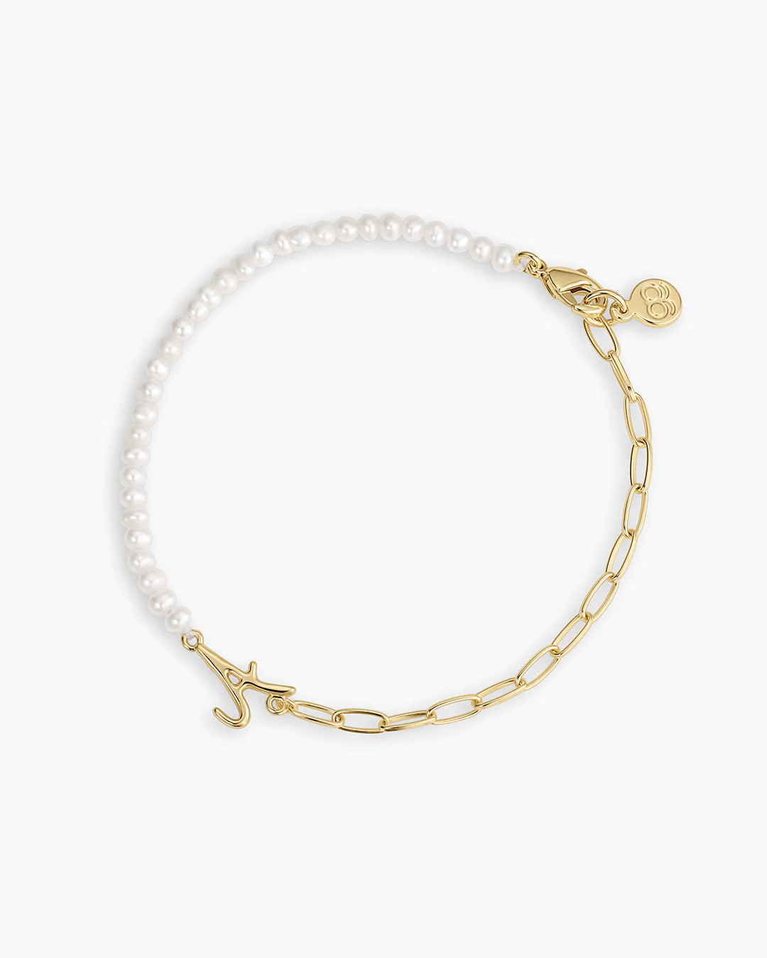 Lou Pearl Alphabet Bracelet | gorjana