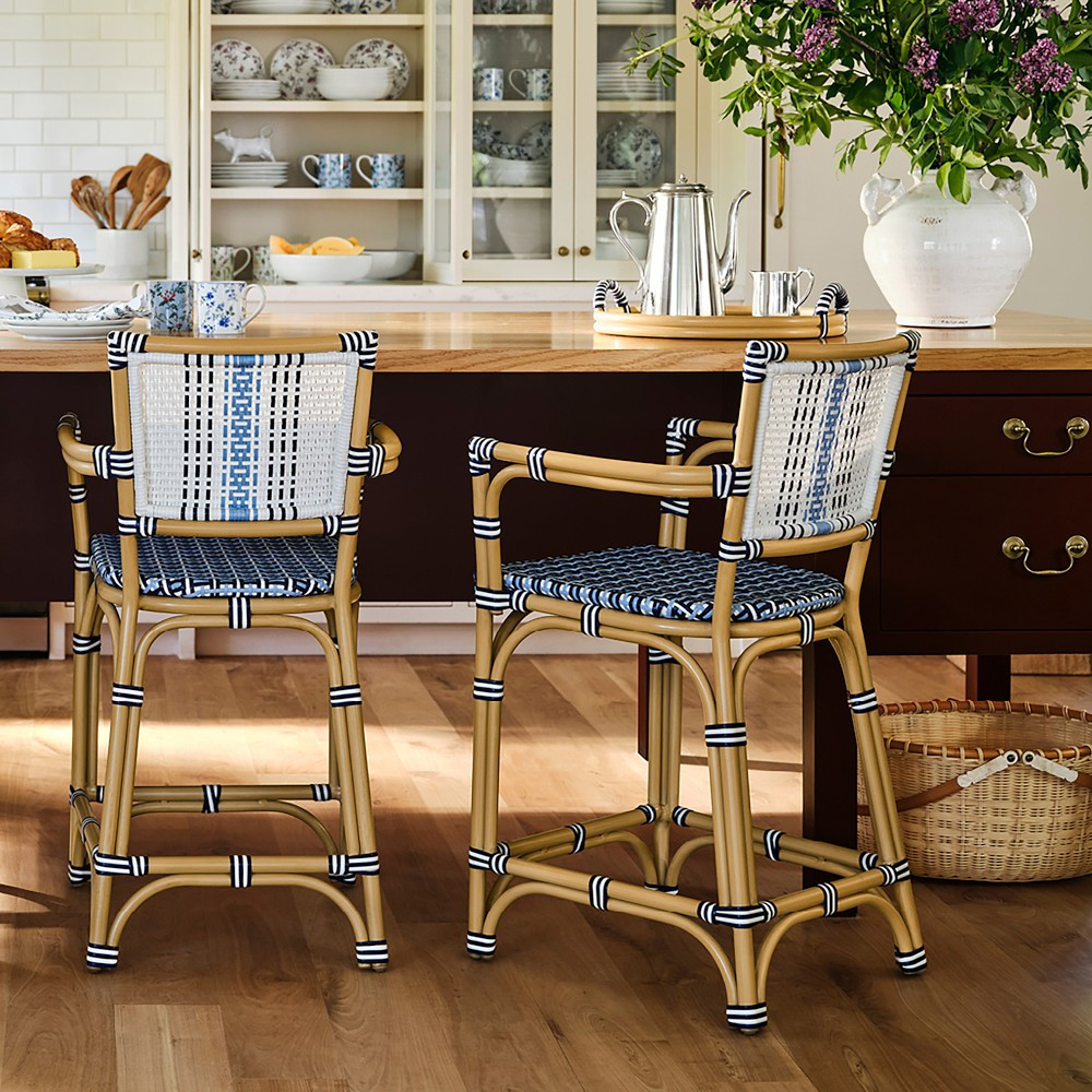 Hill House x Williams Sonoma Home Adelaide Indoor/Outdoor Dining Bar & Counter Stool | Williams-Sonoma
