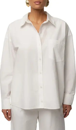 Leon Oversize Cotton Poplin Button-Up Shirt | Nordstrom