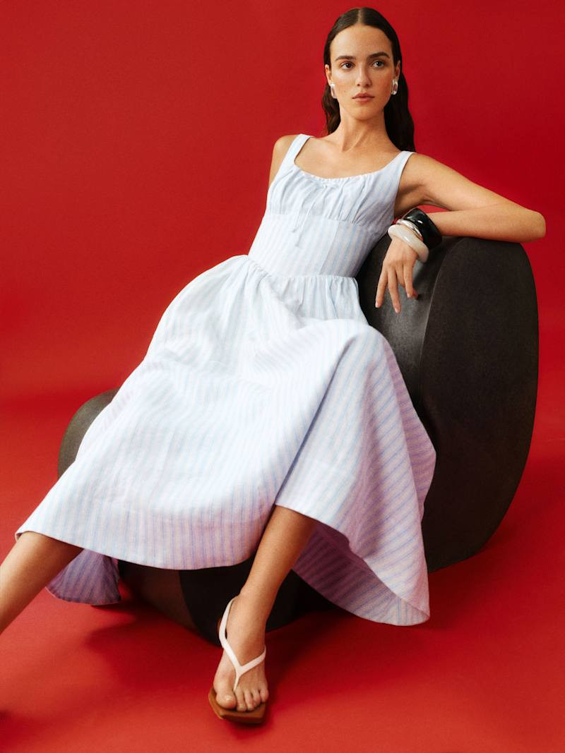 Balia Linen Dress | Reformation (Global)