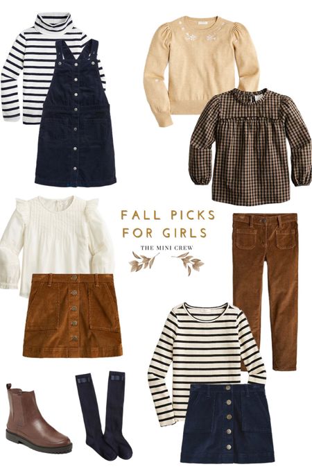 Fall wardrobe picks for girls
#fallgirlsclothes #fallcolors #corduroy #seasonalgirlsclothes 

#LTKkids #LTKfamily #LTKSeasonal