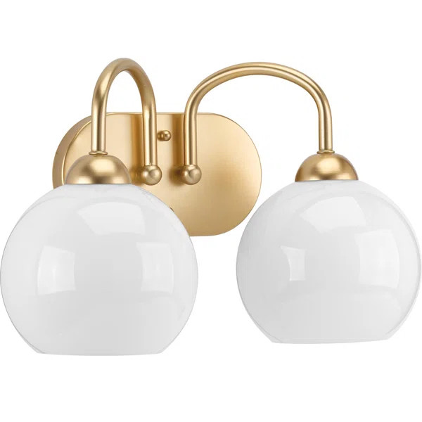 Jaina 2-Light Dimmable Vanity Light | Wayfair North America