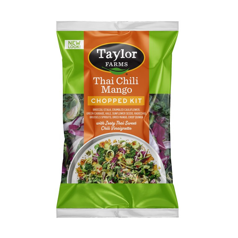 Taylor Farms Thai Chili Mango Chopped Salad Kit, 11.25 oz Bag, Fresh | Walmart (US)