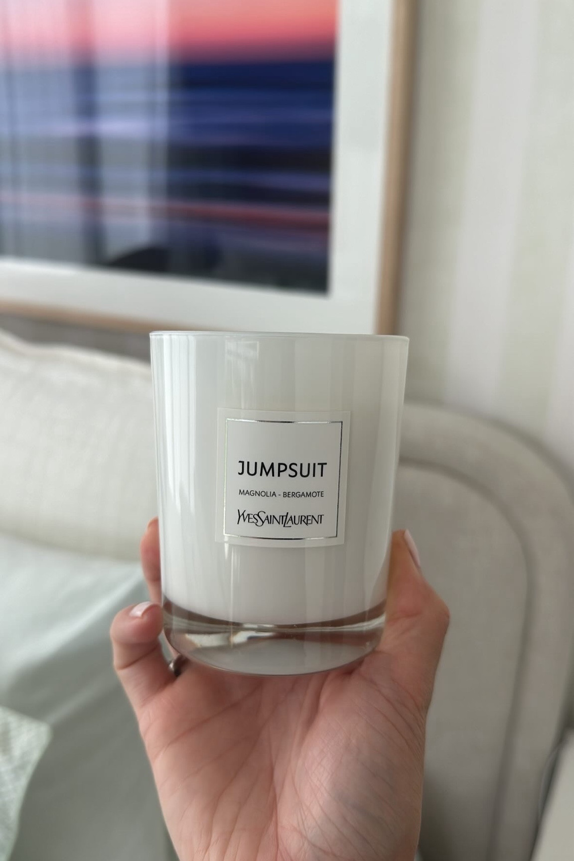 I don’t know how I’ve never smelled this candle before it smells DIVINE. going in the girls guest room! Linked it at Nordstrom! Under $70! Cute house warming gift! 