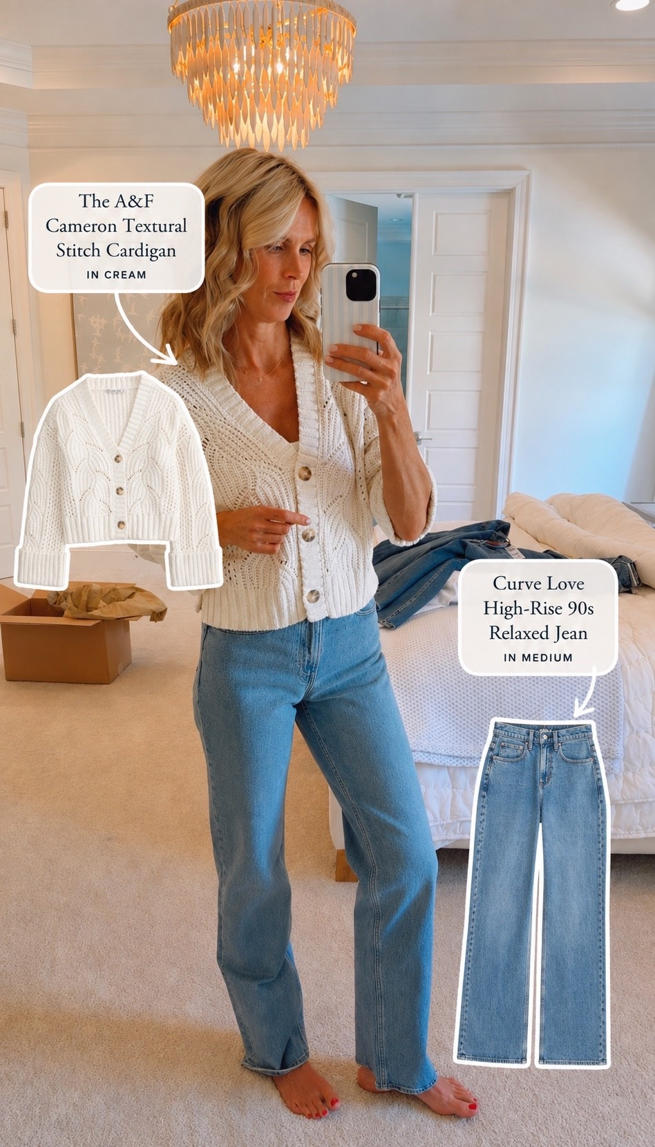 Abercrombie denim never disappoints. 🤍 Sharing the exact cardigan and the jeans I’m wearing here, plus they’re both such good staples to have going into fall. Linking everything here if you’ve had your eye on either of these!
@abercrombie #abercrombiepartner

*Use code DENIMAF to get an additional 15% off almost everything in stores and online at checkout from August 5, 2026 to August 10, 2026 in US/CA. Exclusions apply. See details online.

#LTKgrwm #LTKSeasonal #LTKSaleAlert