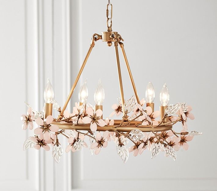 Grace Flower Chandelier (22") | Pottery Barn Kids