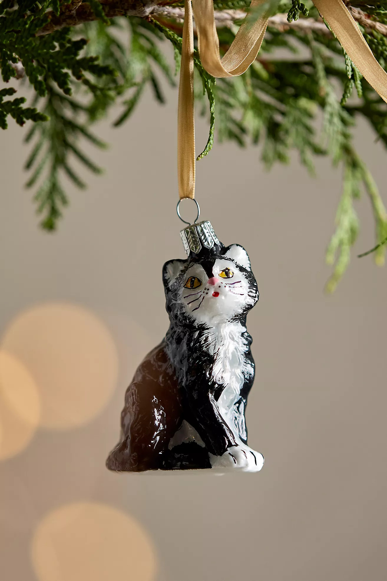 Cat Glass Ornament | Anthropologie (US)
