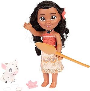 Disney Princess Moana Doll My Singing Friend Moana & Pua - Moana Sings How Far I'll Go and Talks! | Amazon (US)
