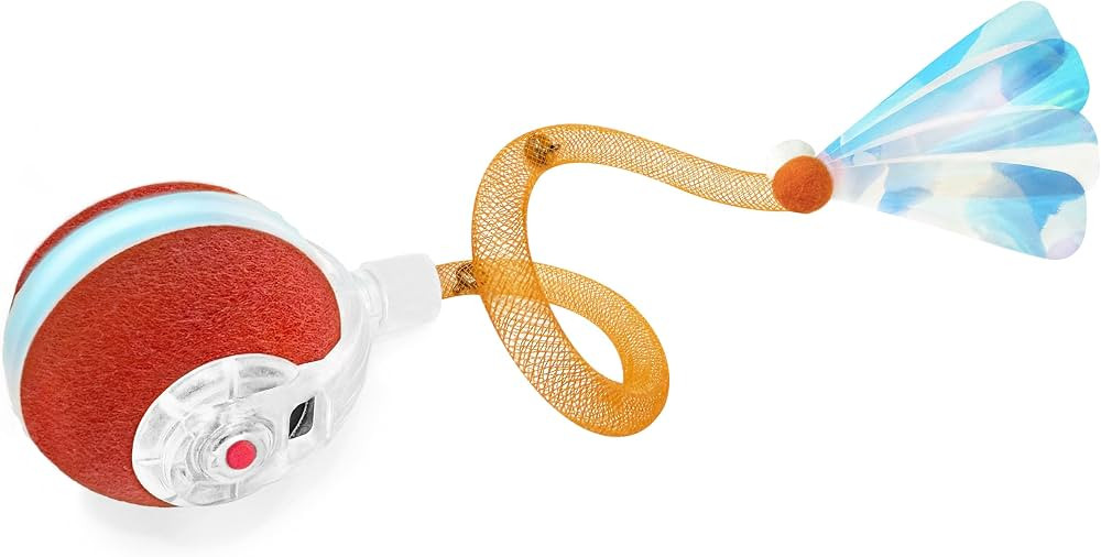 Jkanti Interactive Cat Toys for Indoor Cats,The 3rd Generation Agile Moving Cat Ball with Elastic... | Amazon (US)