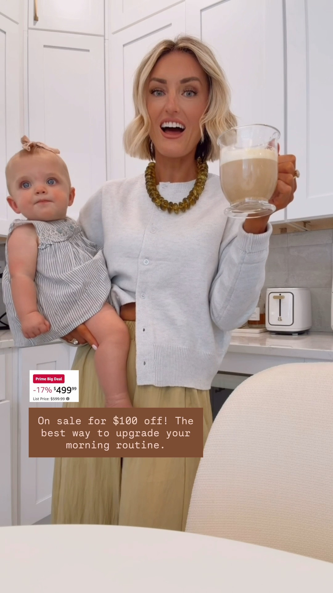 @Ninjakitchen #NinjaPartner #NinjaLuxeCafe The BEST upgrade to your morning coffee routine ☕️ So easy to use & currently 17% off for $499!


Loverly Grey, Ninja Kitchen, Ninja Luxe Café, espresso machine, coffee maker, morning coffee, at home latte, kitchen appliance, coffee lover, kitchen finds