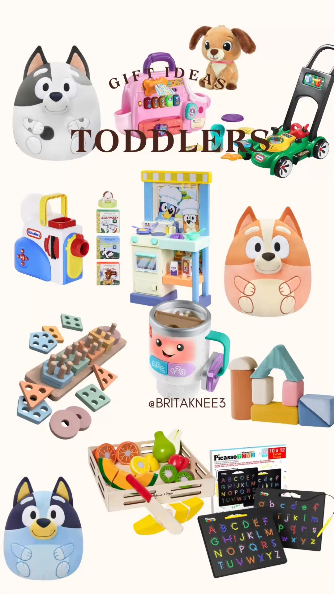 Gift ideas for toddlers from ages 2-4 

#LTKHoliday #LTKCyberWeek #LTKGiftGuide
