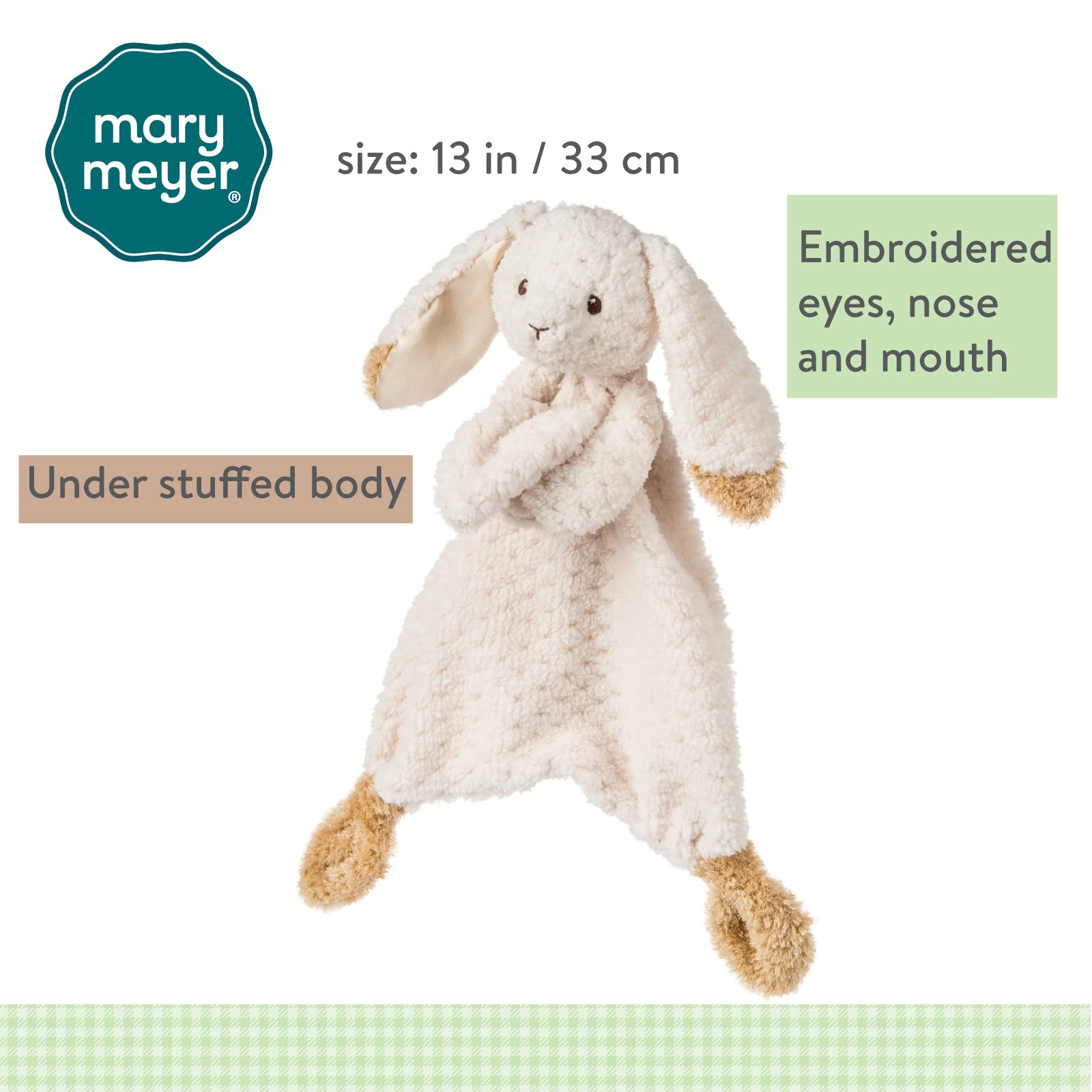 Mary Meyer Lovey Soft Toy, 13-Inches, Oatmeal Bunny | Amazon (US)