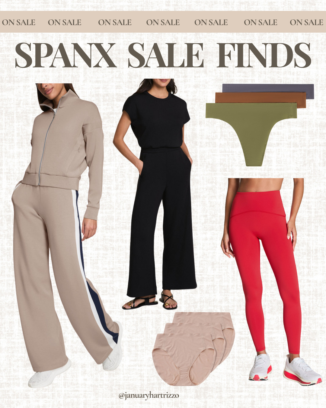 Spanx essentials on sale!

fall outfits, leggings, panties, underwear, track pants, activewear 

 #LTKmomlife #LTKActive #LTKFindsUnder100