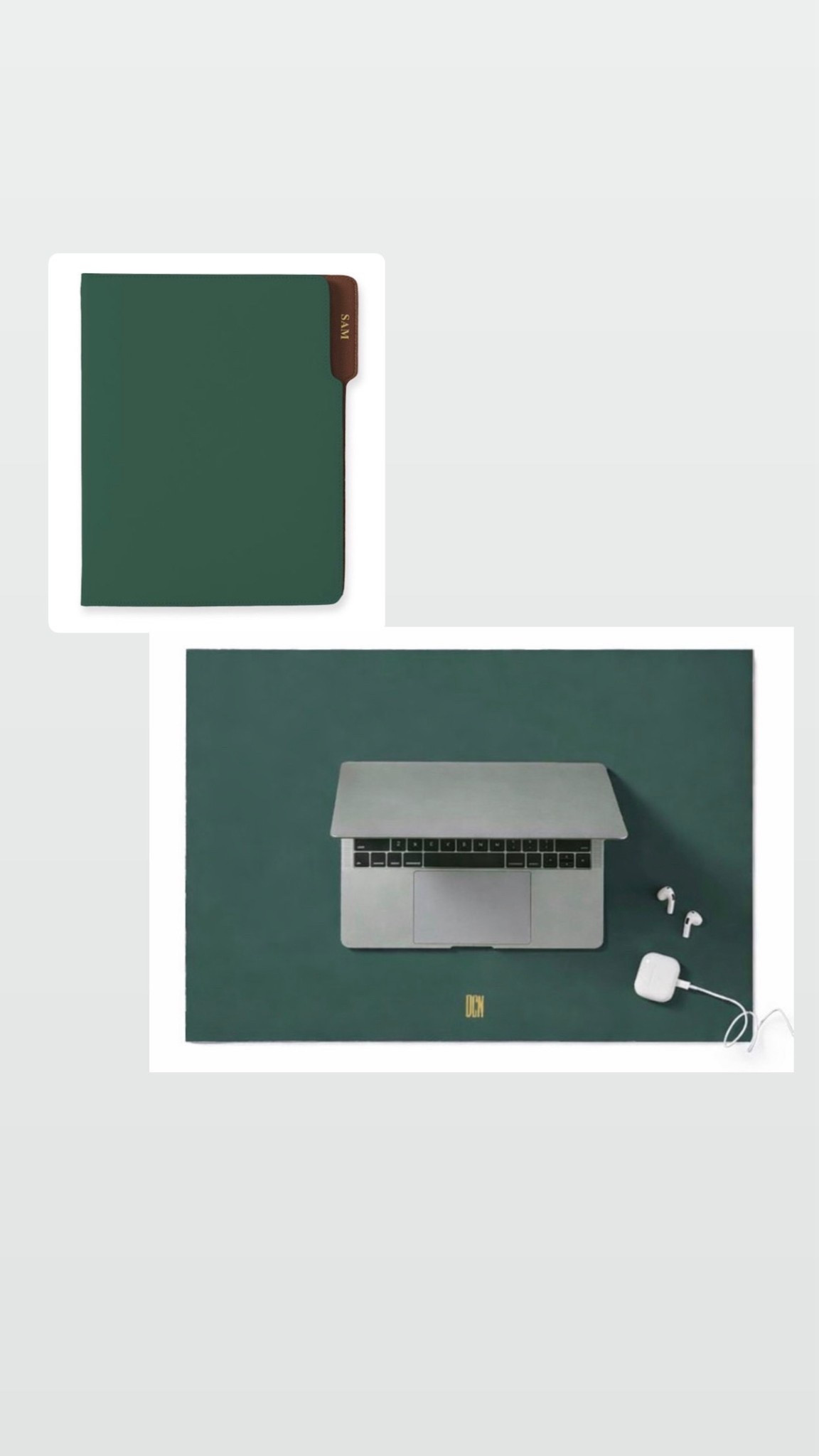 Vday gift for him!! Got Jake this Leather portfolio & a desk blotter, monogrammed of course! 

#LTKHome #LTKValentine