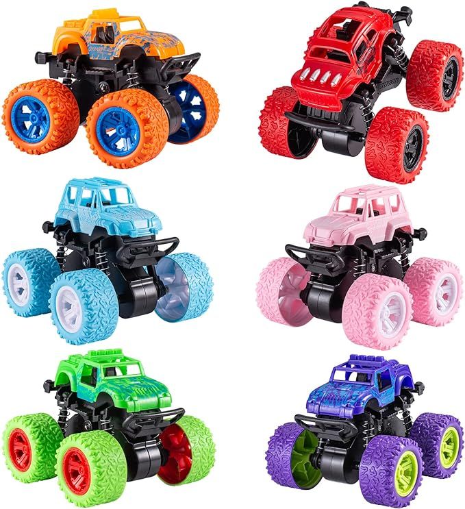 Monster Truck Toys for Kids Boys Girls Toddlers 3, 4, 5, 6, 7, 8 Years Old, Friction Powered Truc... | Amazon (US)