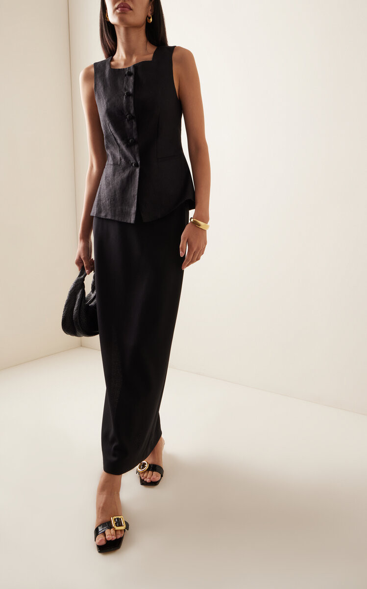 Rio Tailored Linen Vest | Moda Operandi (Global)