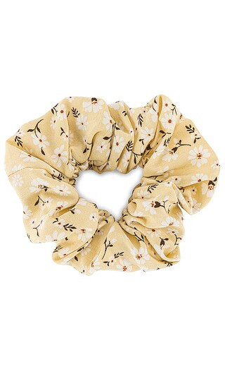 Giovanna Scrunchie in Savannah Tan Floral | Revolve Clothing (Global)