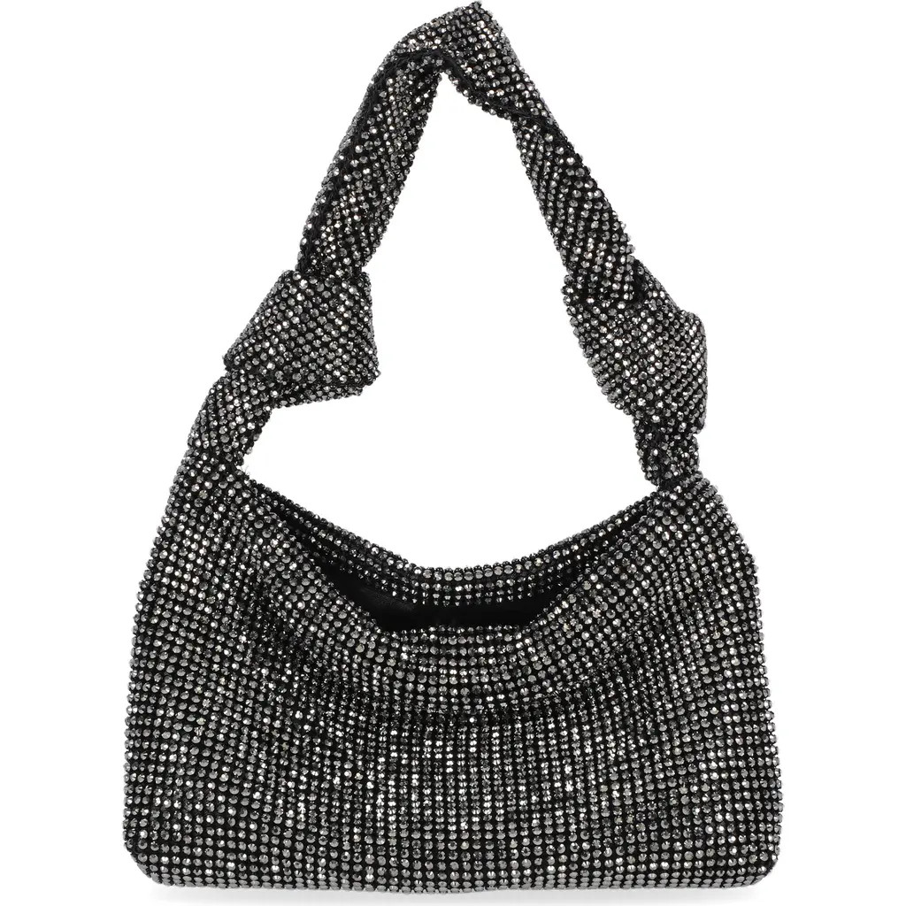 Jessica McClintock Everleigh Crystal Mesh Shoulder Bag in 56N-Gunmetal at Nordstrom Rack | Nordstrom Rack