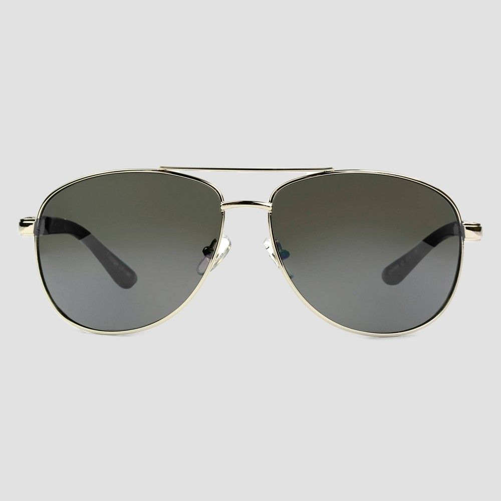 Men's Aviator Driving Sunglasses - Foster Grant Silver | Target