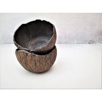 Rustic Ceramic Soup Bowl Set Of 1-4, Small Bowls, Pottery Set, Salad Handmade Mini Rice Bowls | Etsy (US)