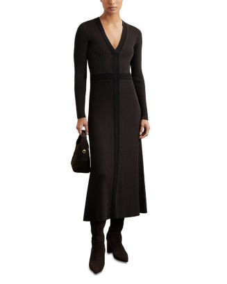 Laura Craft Detail Knit Midi Dress | Bloomingdale's (US)
