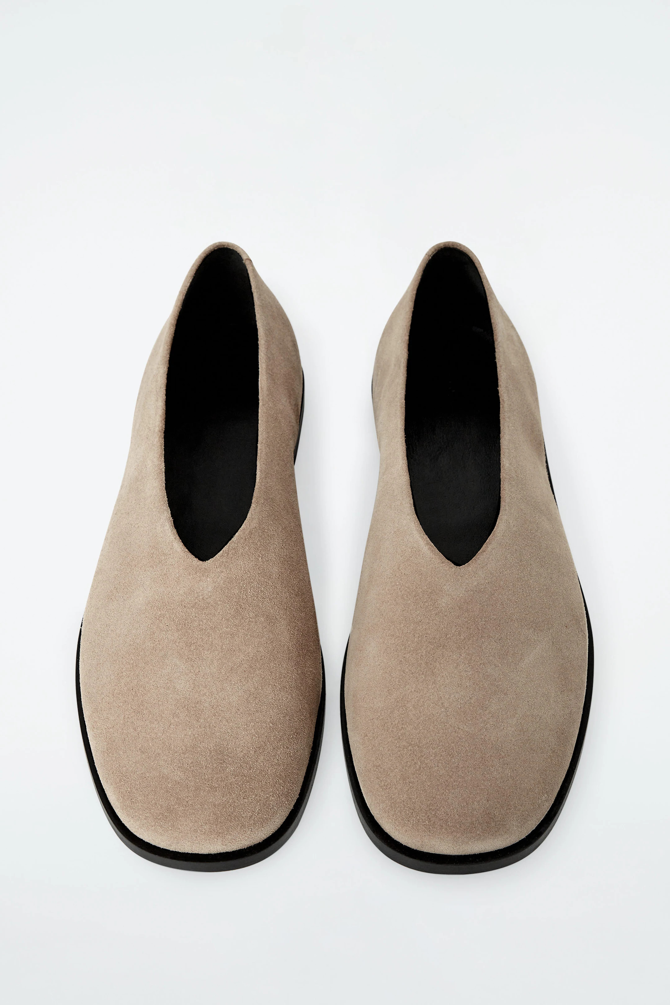 SUEDE BALLET FLATS - BEIGE | COS (EU)