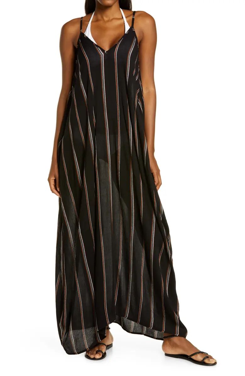 Elan Stripe Cover-Up Maxi Dress | Nordstrom | Nordstrom
