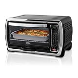 Oster Toaster Oven | Digital Convection Oven, Large 6-Slice Capacity, Black/Polished Stainless | Amazon (US)
