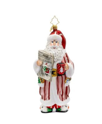 Santas Daily News Ornament | Macy's