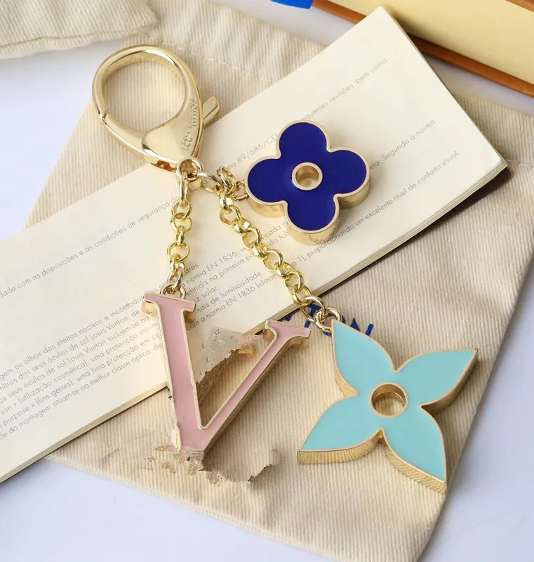 High qualtiy brand Designer Keychain Fashion Purse Pendant Car Chain Charm Bag Keyring Trinket Gi... | DHGate