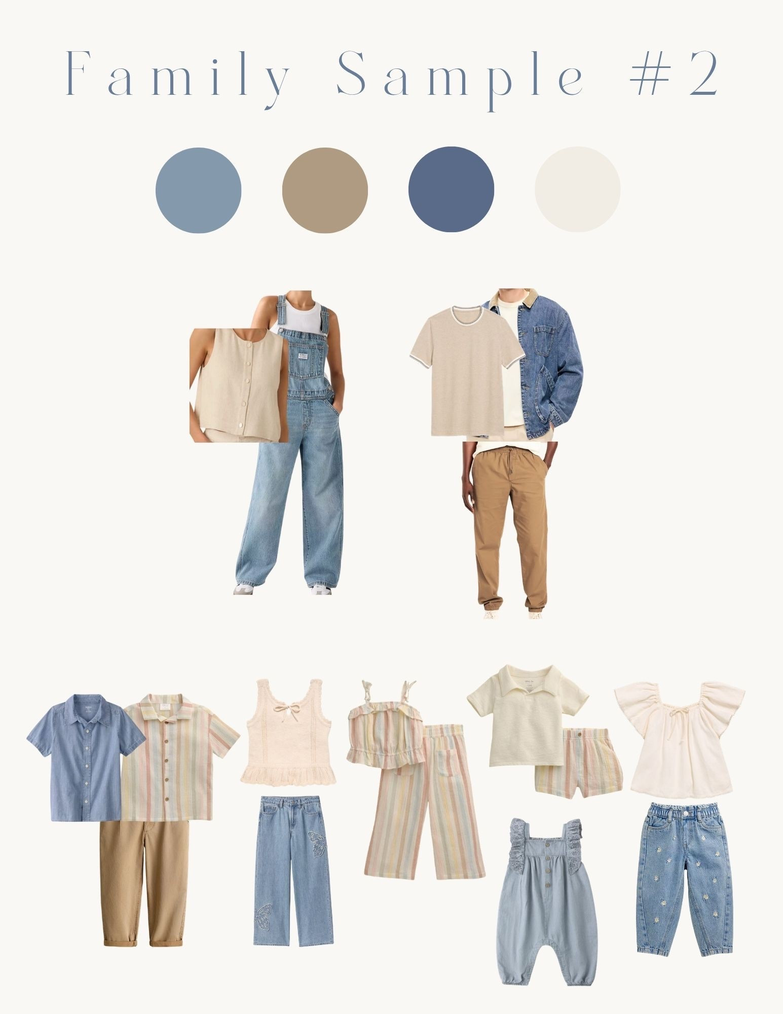 Spring family styles with a casual denim and neutral color palette for your next Spring or Summer family photo session! ￼

My name is Rachel and I am a family, maternity, and newborn photographer located in Asheville, North Carolina! Each spring and fall I love to put together a family styling guide for my clients to help them with figuring out what everyone is going to wear!

#LTKmomlife #LTKBaby #LTKKids