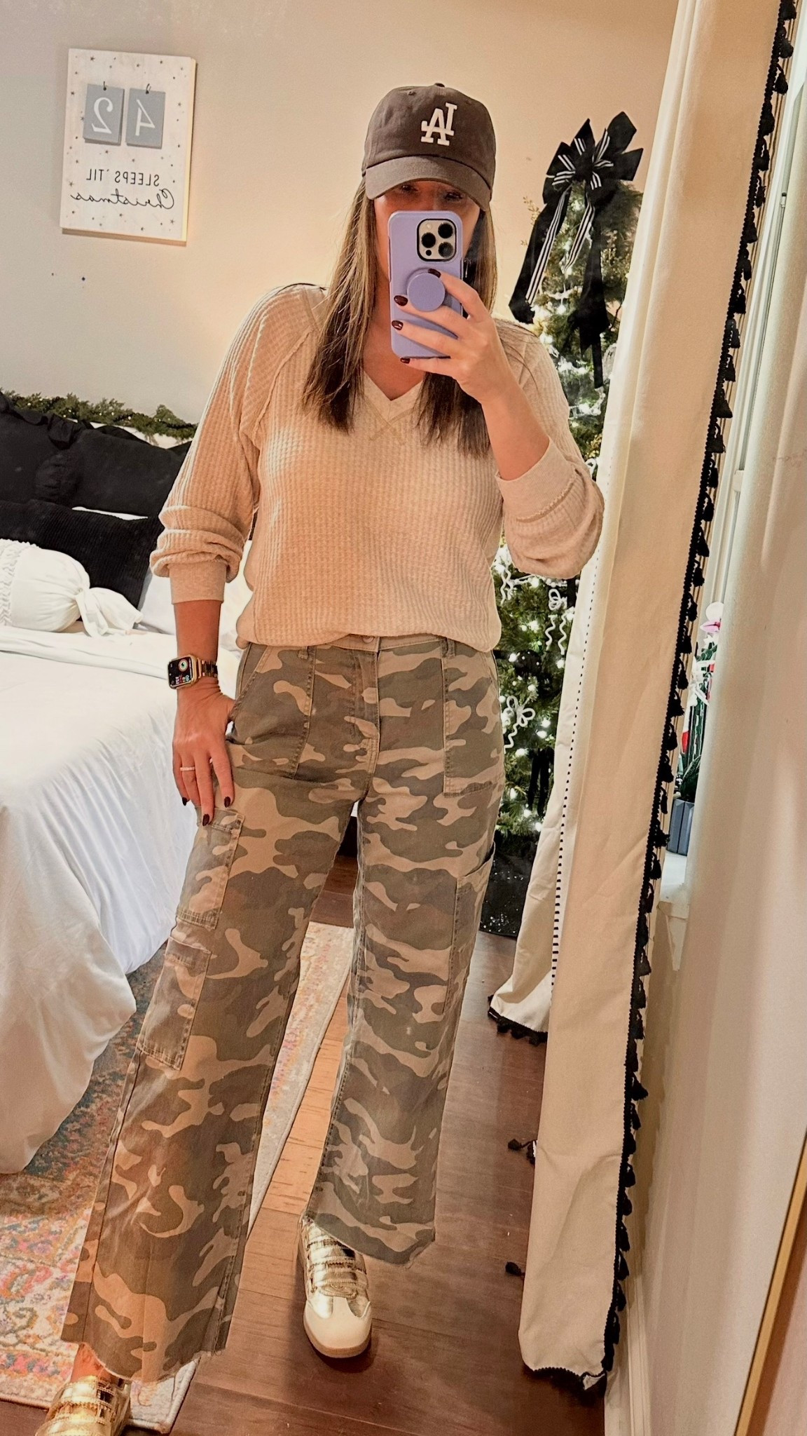 Favorite camo pants restocked!! I cut mine for a more cropped look. Less than $20. Size small 
