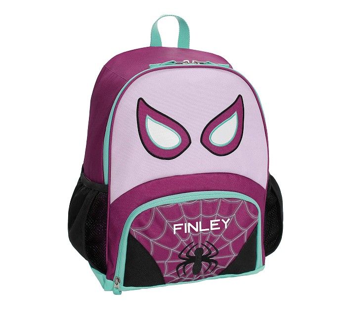 Mackenzie Marvel's Ghost-Spider Critter Glow-in-the-Dark Backpacks | Pottery Barn Kids