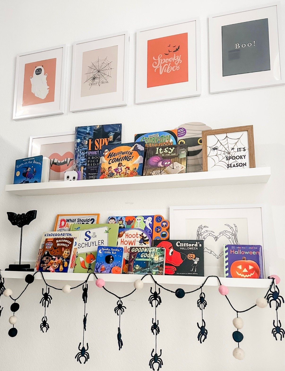Kids book station. Halloween themed book area. Halloween books 

#LTKHome #LTKKids #LTKSeasonal