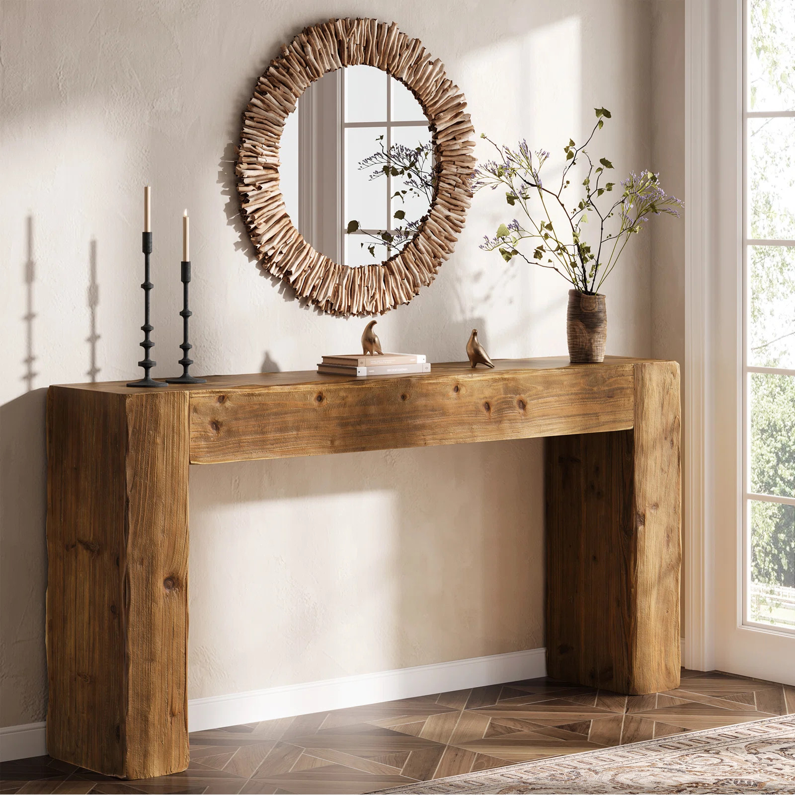 Millwood Pines 63-Inch Solid Wood Console Table & Reviews | Wayfair | Wayfair North America