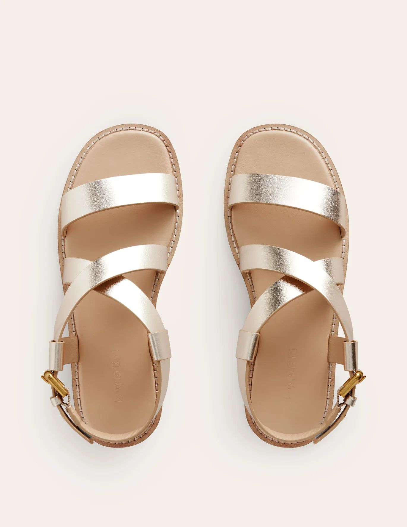 Cross Strap Flat Sandals | Boden (US)