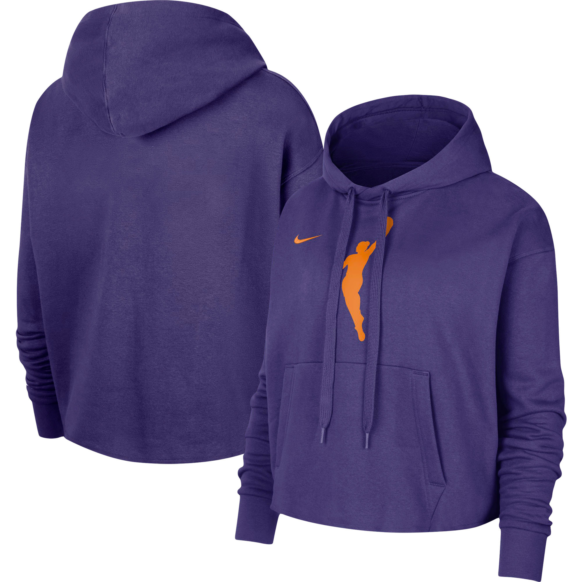 Women's Nike Purple WNBA Logowoman Team 13 Cropped Pullover Hoodie | Fanatics