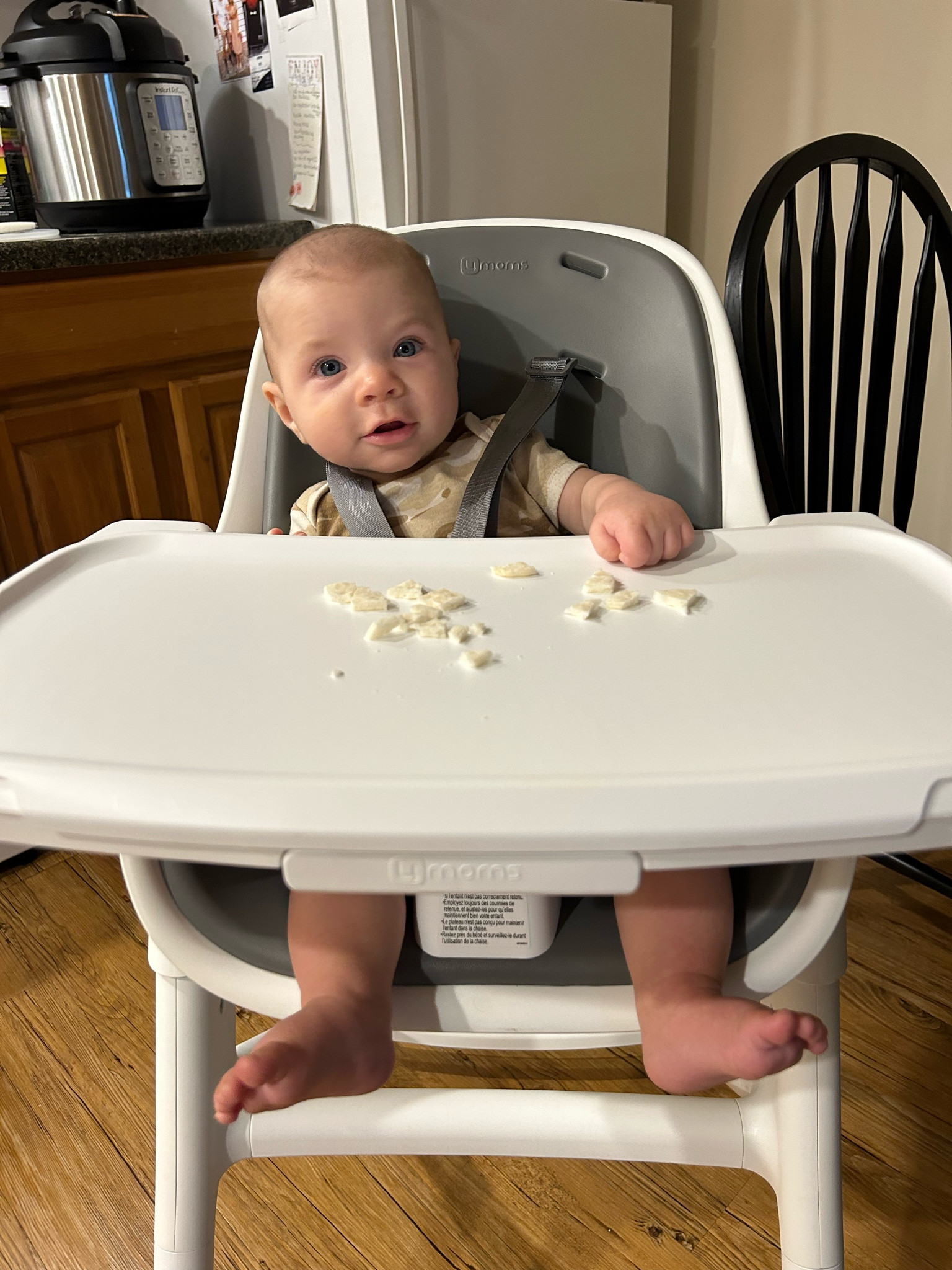 Love this 4 moms high chair! It’s got a magnetic tray which can be removed with one hand rather than two like any other! It also adjusts height and tilts back if want your little one to just chill! It is fairly pricey but so worth the hype!! Check it out 😊

#LTKbaby #LTKkids