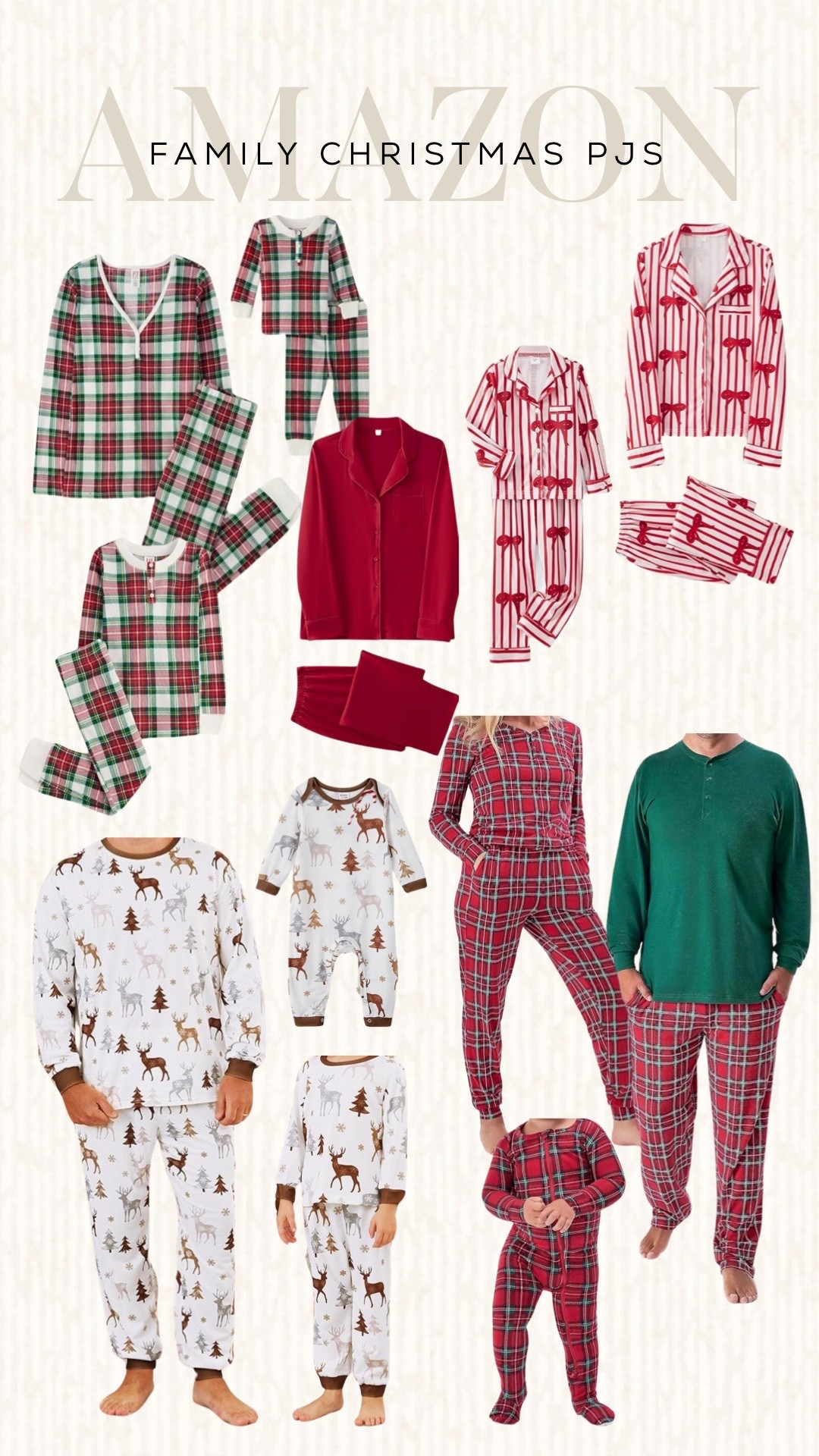 Amazon matching family Christmas pjs! 


Amazon. Christmas. Pjs. Family  

#LTKSeasonal #LTKGiftGuide #LTKHoliday