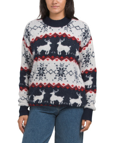 Reindeer Sweater for Women | Spandex/Nylon/Acrylic | Marshalls