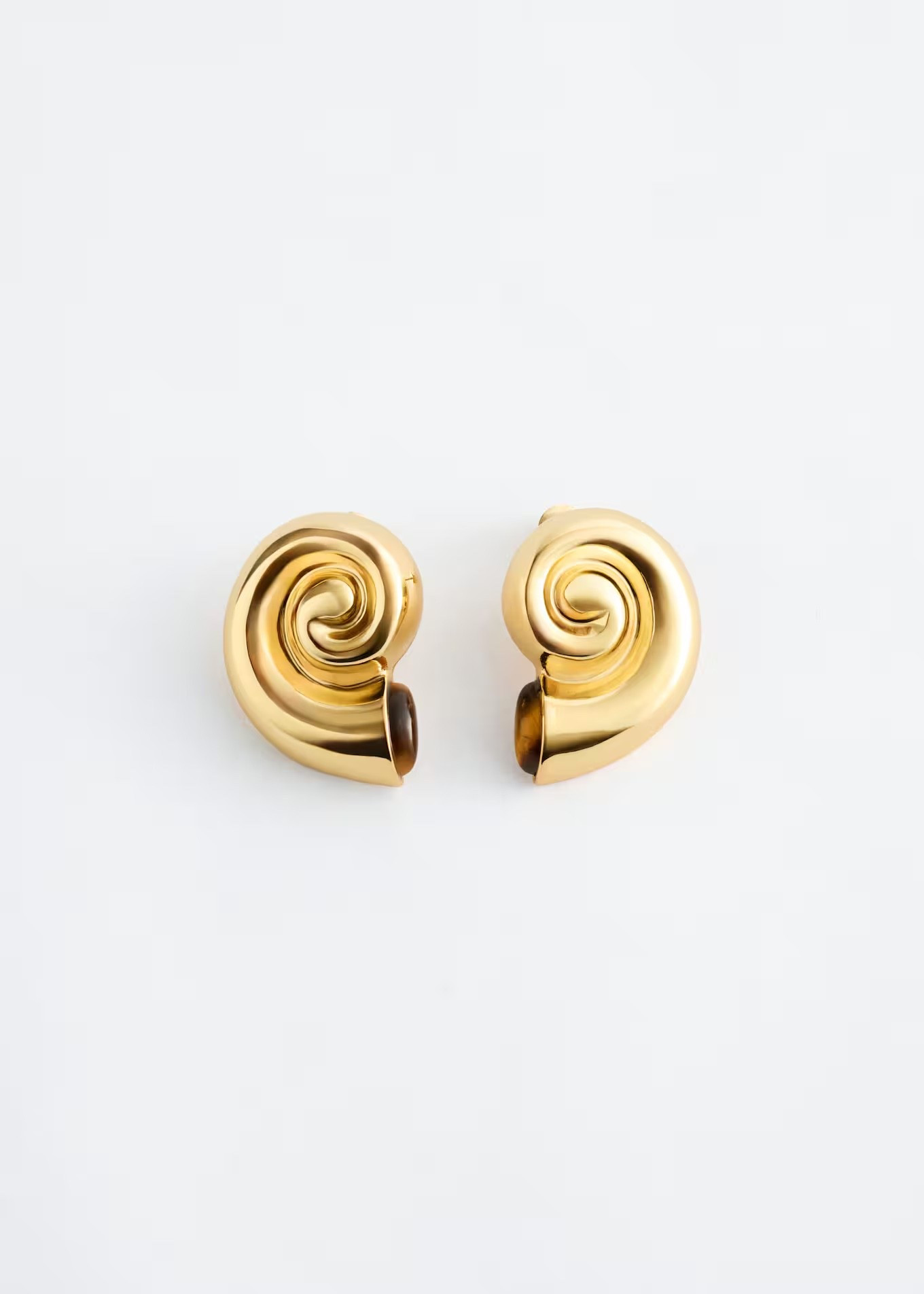 & other stories shell earrings