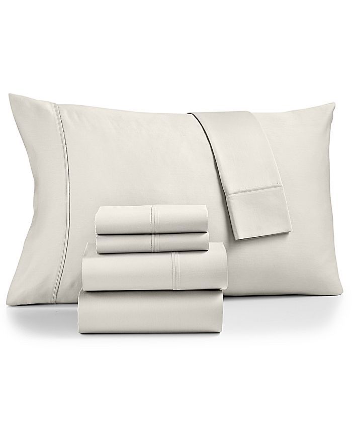 Fairfield Square Collection Brookline 1400 Thread Count 6 Pc. Sheet Set, Queen, Created for Macy'... | Macys (US)