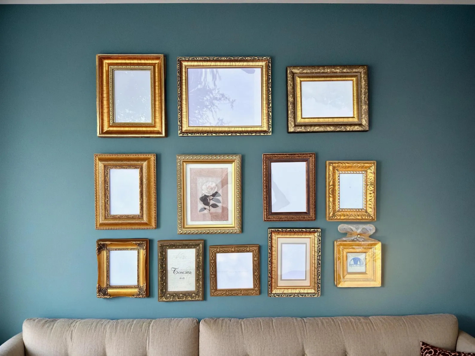 Ornate Gallery Wall Set: Assorted Gold Frames Set, Vintage Style Decor, Framed Art Prints | Etsy (Global)