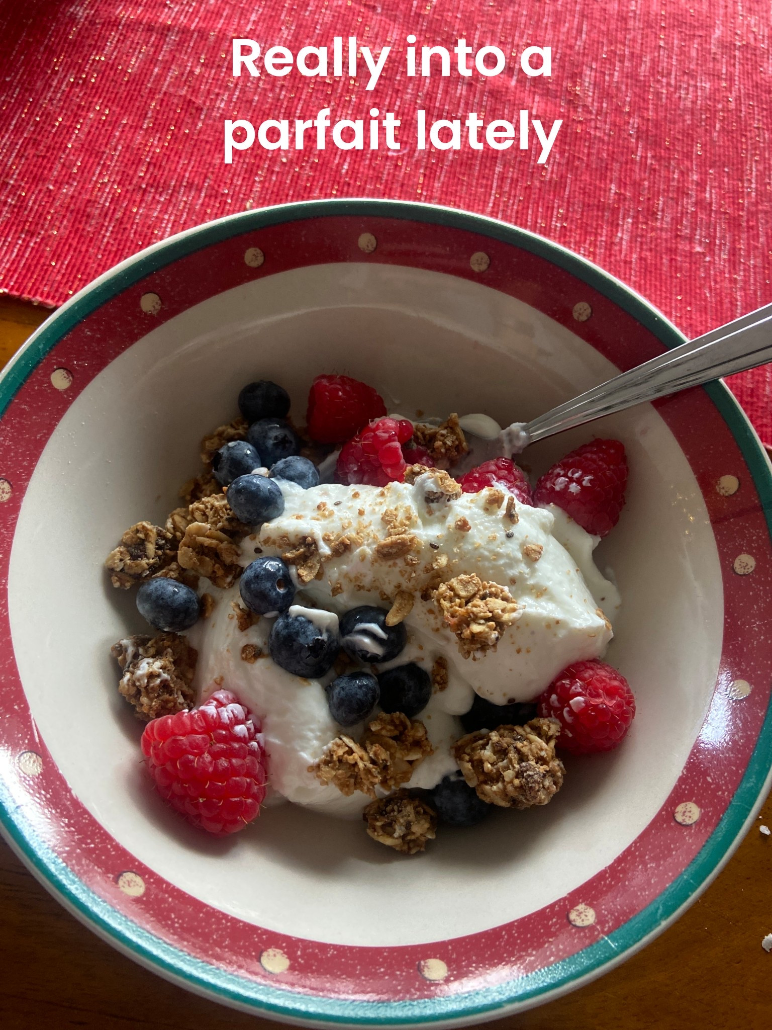 I like a more slowed down breakfast, where I sit and eat rather than drink a smoothie,  when I have the time over Christmas and summer breaks 


#LTKfoodie  #LTKdayinmyliide 

#LTKmorningroutine #LTKselfcare #LTKmomlife