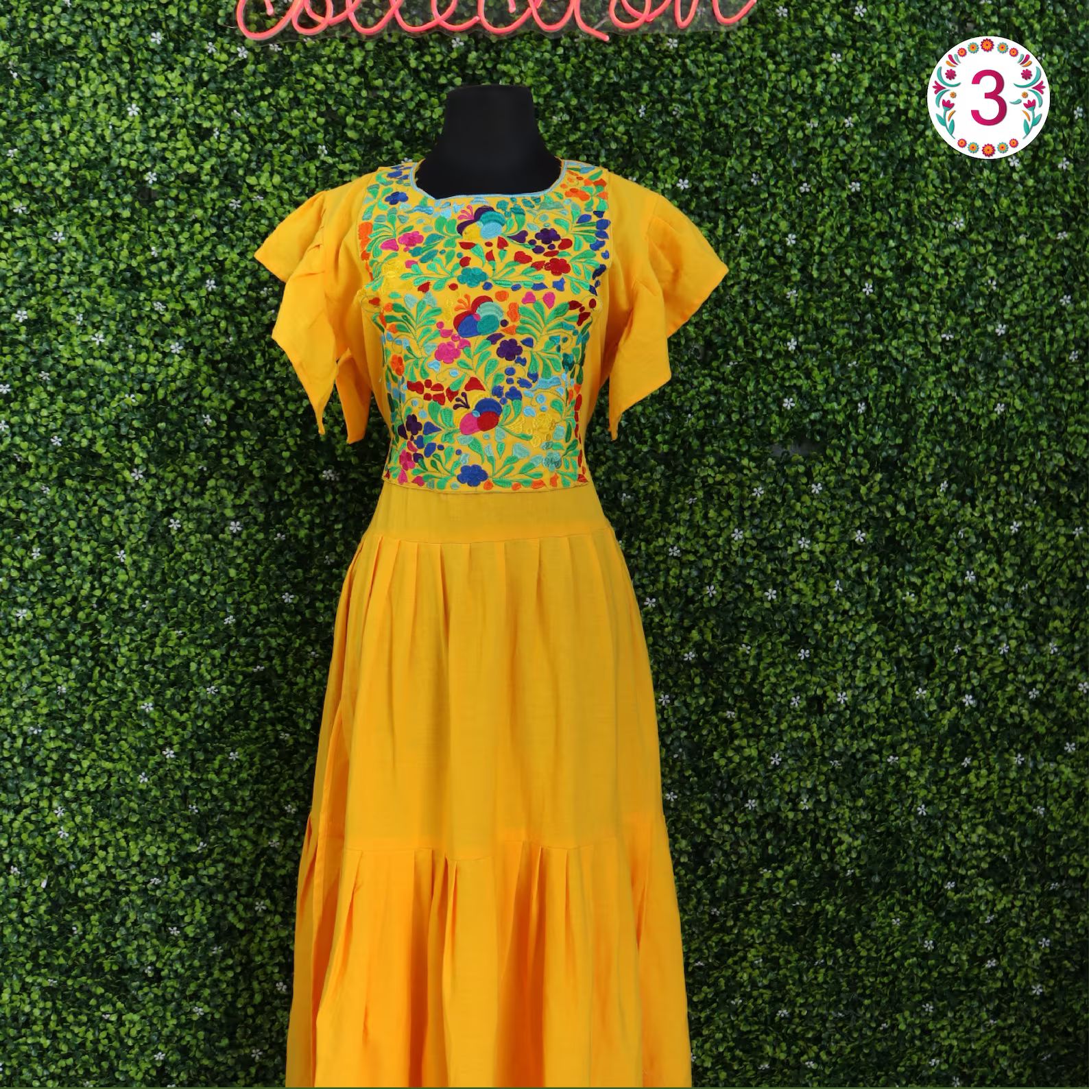Dress Chiapas Dress Huipil Mexican Dress Enthic Boho - Etsy | Etsy (US)