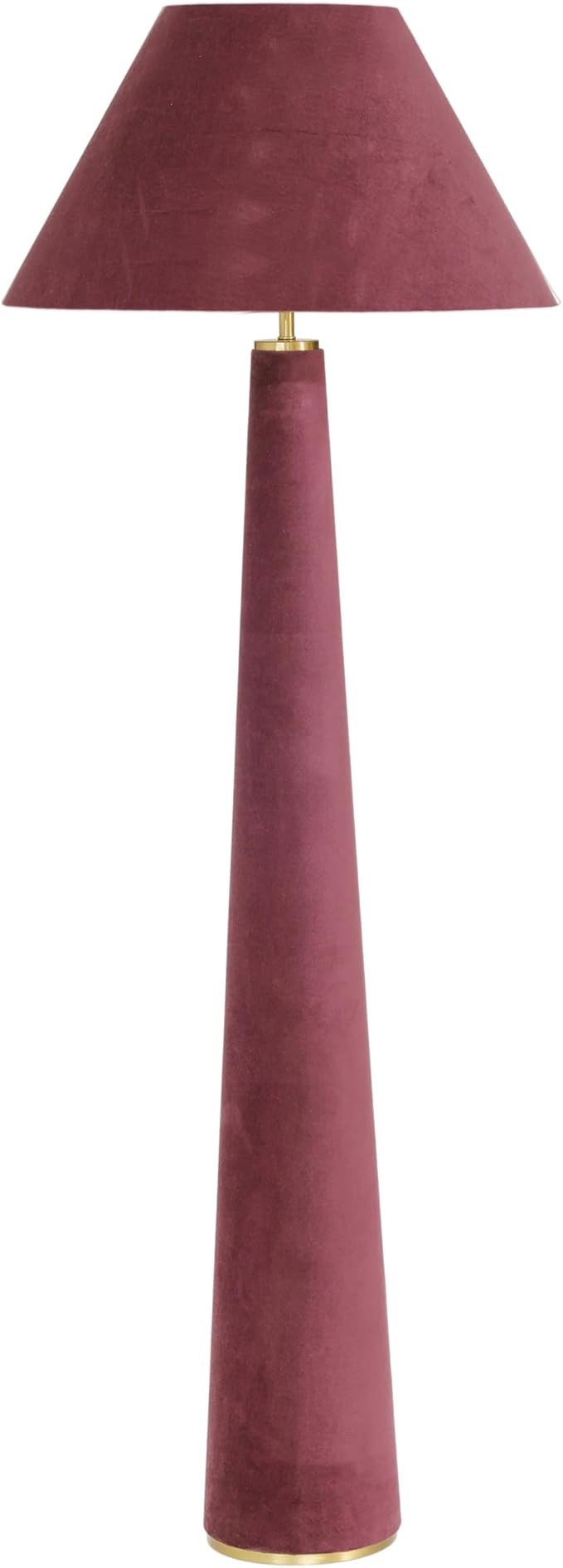 Tov Furniture Graham Burgundy Velvet Floor Lamp | Amazon (US)