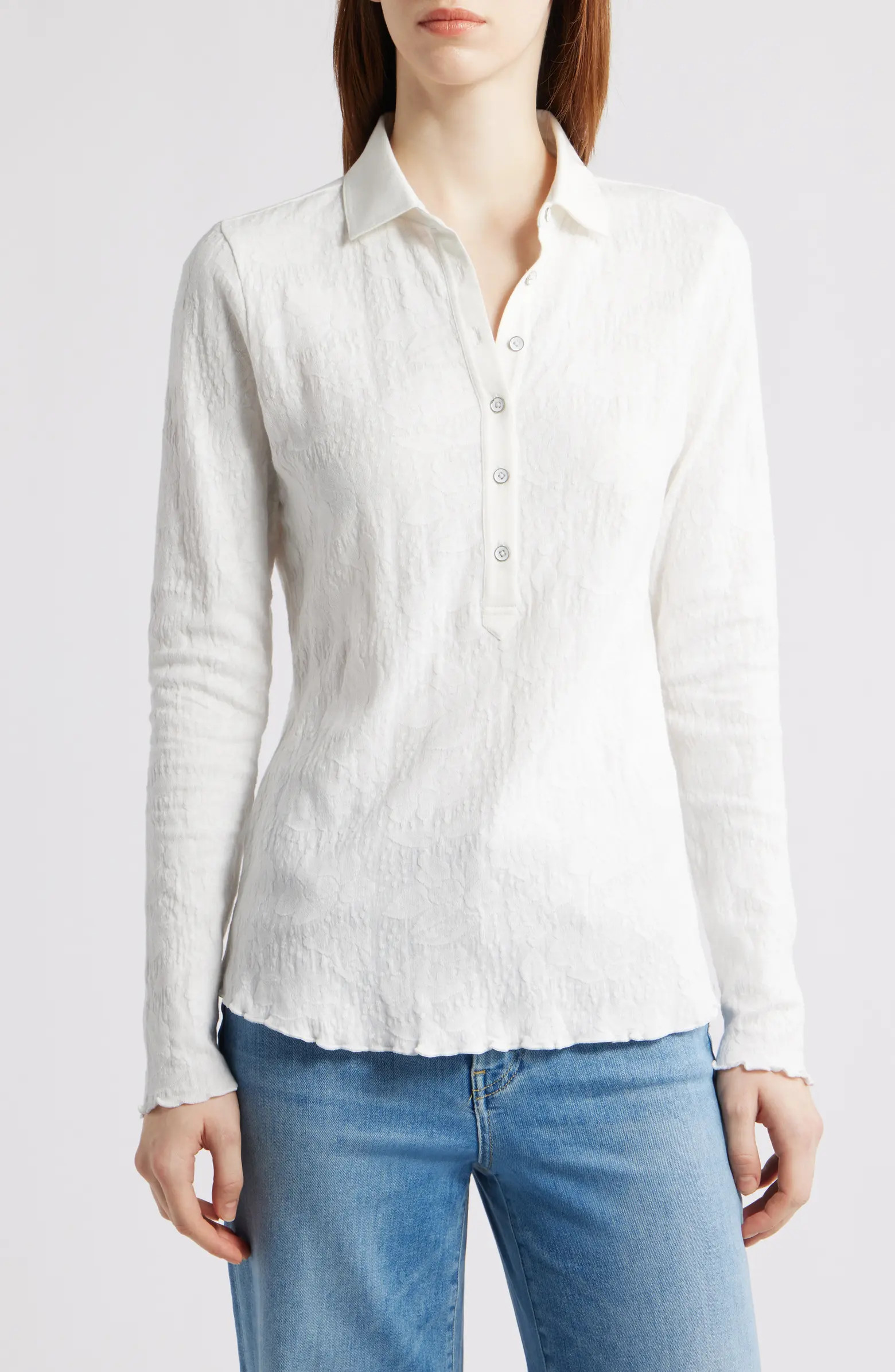 NIC+ZOE Long Sleeve Cotton Shirt | Nordstrom | Nordstrom