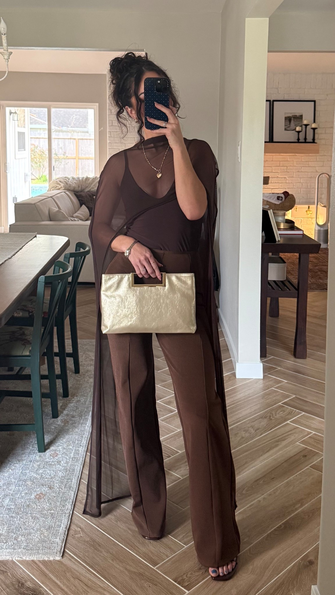 Love a monochromatic moment!! cocktail attire for a skin pharm event ✨ got a 6 in the pants and small in the top! everything except the bag is asos - linking a super similar pair of shoes because the ones I wore aren’t available anymore. this whole outfit looks way more expensive than it actually was- I got the top & bottoms for like $80 on sale! 

#LTKSeasonal #LTKSaleAlert #LTKootd